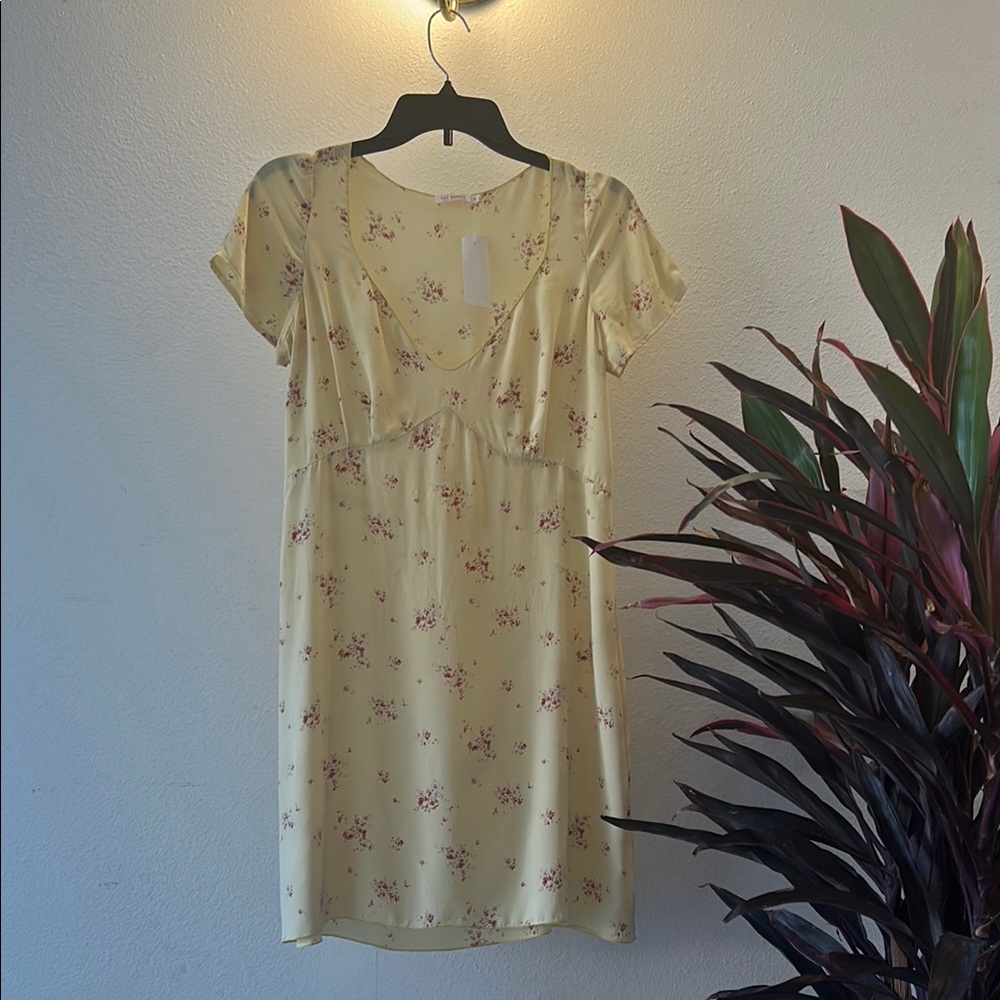 Floral Yellow Dress